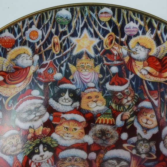 Franklin Mint "Santa Claws" Decorative Plate Design by Bill Bell Limited Edition - Picture 2 of 10